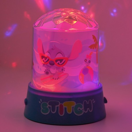 Luz de proyección de Stitch con luces LED de colores