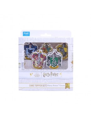 Set de decoración para cupcakes con escudos de Harry Potter
