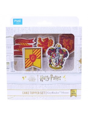 Set de decoración de cupcakes Gryffindor con 15 toppers