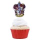 Set de decoración de cupcakes Gryffindor con 15 toppers