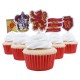 Set de decoración de cupcakes Gryffindor con 15 toppers