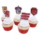 Set de decoración de cupcakes Gryffindor con 15 toppers