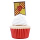 Set de decoración de cupcakes Gryffindor con 15 toppers