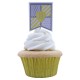 Set decoración cupcakes Hufflepuff con toppers de Harry Potter