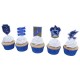 Decoración cupcakes Ravenclaw 15 piezas