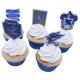 Decoración cupcakes Ravenclaw 15 piezas
