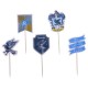 Decoración cupcakes Ravenclaw 15 piezas