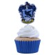 Decoración cupcakes Ravenclaw 15 piezas