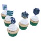Set de decoración para cupcakes Slytherin de Harry Potter
