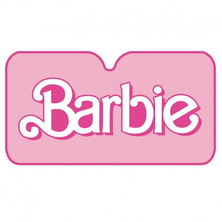 Parasol rosa para coche con logo Barbie 130 x 70 cm