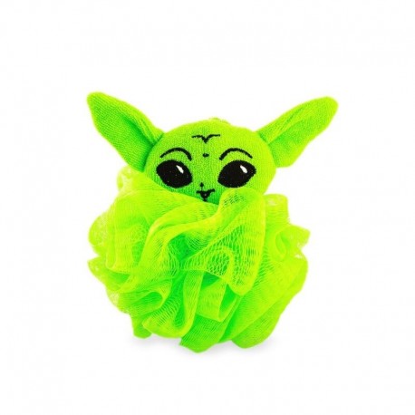 Esponja de baño The Mandalorian verde con diseño de personaje