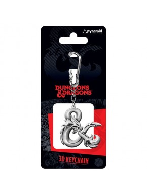 Llavero 3D Ampersand Logo Dragones y Mazmorras