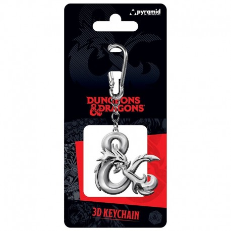 Llavero 3D Ampersand Logo Dragones y Mazmorras