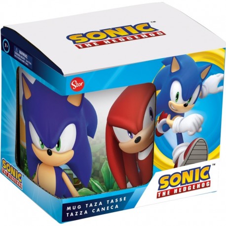 Taza Sonic The Hedgehog 325 ml en caja regalo