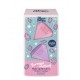 Esponjas Cosméticas Anguladas Mystic Magic de colores rosa y lila