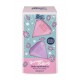 Esponjas Cosméticas Anguladas Mystic Magic de colores rosa y lila