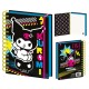 Cuaderno A5 Kuromi Sanrio con diseño colorido