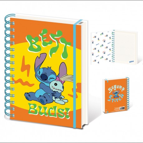 Carnet Lilo & Stitch avec design Best Buds