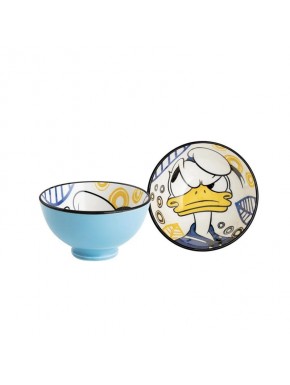 Bowl pequeño de Donald de Disney con diseño azul y amarillo