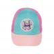 Gorra de Angel Stitch en rosa y turquesa
