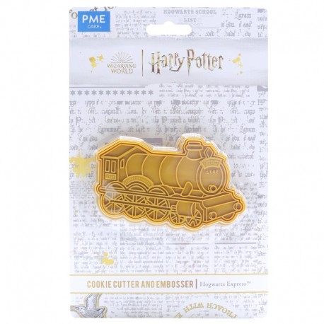 Cortador de galletas Hogwarts Express dorado