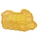 Cortador de galletas Hogwarts Express dorado