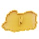 Cortador de galletas Hogwarts Express dorado