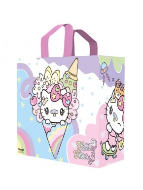 Bolsa de compra Hello Kitty con diseño de helado