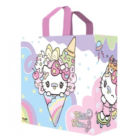 Bolsa de compra Hello Kitty con diseño de helado