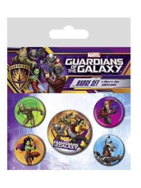 Paquete de insignias de personajes de Guardianes de la Galaxia
