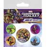 Ensemble de Badges Gardiens de la Galaxie