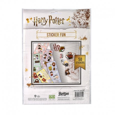 Set de pegatinas de Harry Potter con 50 unidades