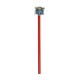 Lápiz rojo de One Piece con goma de Monkey D. Luffy