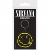 Chaveiro de borracha Nirvana Smiley oficial