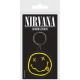 Llavero de goma con diseño Smiley de Nirvana