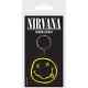 Llavero de goma con diseño Smiley de Nirvana
