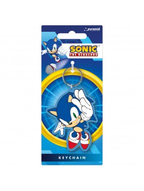 Llavero de Sonic en PVC con diseño oficial