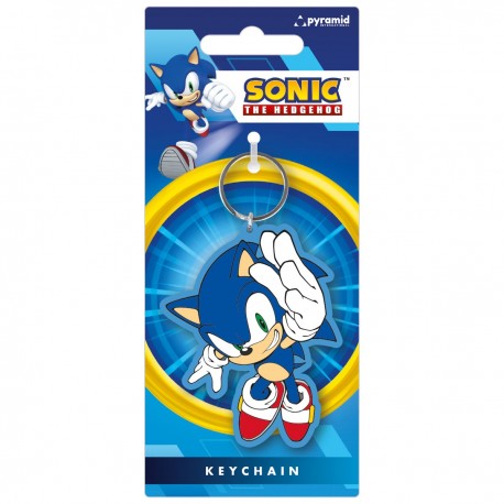 Llavero de Sonic en PVC con diseño oficial