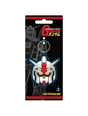 Llavero casco Gundam RX 78 2 de 6 cm en paquete oficial