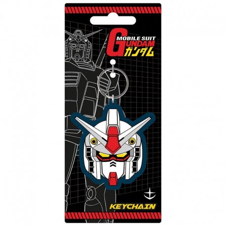 Llavero casco Gundam RX 78 2 de 6 cm en paquete oficial