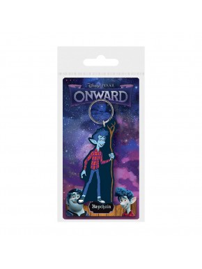 Llavero de Ian de Onward con fondo estrellado