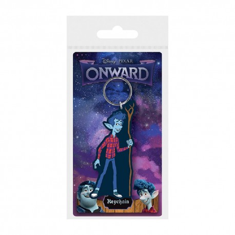 Llavero de Ian de Onward con fondo estrellado