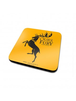 Posavasos amarillo de la Casa Baratheon de Juego de Tronos
