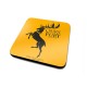 Posavasos amarillo de la Casa Baratheon de Juego de Tronos