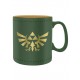 Mug vert The Legend of Zelda avec insigne d'Hyrule