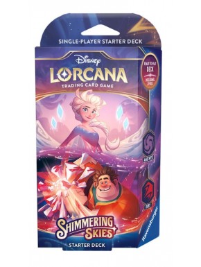 Baralho Inicial Disney Lorcana TCG Shimmering Skies em inglês