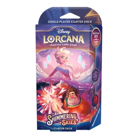 Mazo de Inicio Disney Lorcana TCG Shimmering Skies en inglés