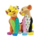 Figura de 15cm de Simba y Nala por Britto, El Rey León