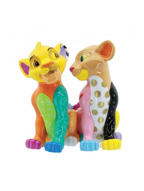 Figura de 15cm de Simba y Nala por Britto, El Rey León