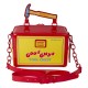Bolso bandolera Loungefly Chucky con diseño rojo y detalles de herramientas